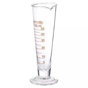Glass Graduated Cylinder Conical Measuring Cup Measuring Cups Erlenmeyer Beaker - Picture 1 of 12
