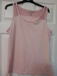 box977 ladies top new rainbow pale pink size 14 to 16 states large - Picture 1 of 3