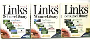 3 Links 5-Course Library Volume 1,2,3 Big Box PC & MAC Golf Game 1996 New Sealed - Picture 1 of 5