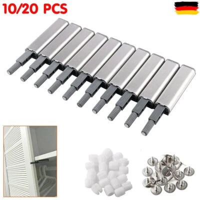 10/20 Stück Push zu Open Türdämpfer Schublade Schrank Tür-Puffer Druckverschluss - Bild 1 von 4