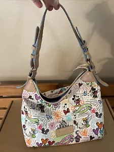 Retired Dooney & Bourke Disney Sketch Champsac Handbag Purse Nylon READ - Picture 1 of 14