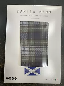 Ladies Women Printed Tight Tights - Green And Blue Scottish Clans Tartan Check - Picture 1 of 2