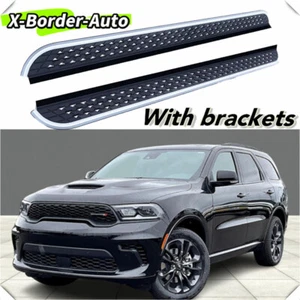 2PC Running Boards Side Steps Nerf Bars Only Fits For Dodge Durango 2018-2025 GT - Picture 1 of 8