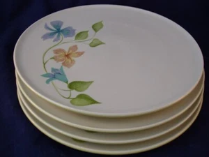 Iroquois Ben Seibel Sleepy Hollow Set of 4 Dinner Plates Retro MCM Vintage USA - Picture 1 of 7