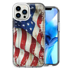 For Apple iPhone 13 Pro Max Vintage USA Flag Case