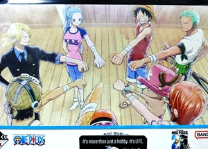 One Piece Animation Cel Print Style Scene Board Panel Decoration Crew B JAPAN - Picture 1 of 4