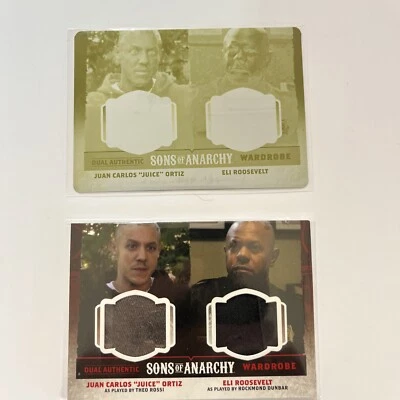 Sons of Anarchy Seasons 4 & 5 Dual Wardrobe and printing Card Dw3 Juice And Eli - Image 1 of 3
