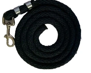 PONY Nylon Lead Rope 70 inches with steel Swivel Snap - navy blue - Picture 1 of 2