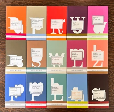 Lot of 15 vols American Poets Project~Whittier~Whitman~American Wits... Foto 1 de 2