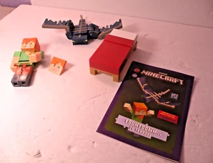 Mattel Minecraft Comic Maker Action Figure Phantom & Alex Two-Pack Incomplete - Picture 1 of 6