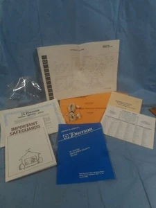 Emerson TV 13" Color EC134C Owners Manual/paper work schematic diagram & Ear bud - Picture 1 of 9