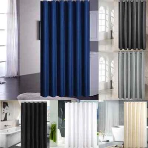 Thickened Waterproof Color Shower Curtain Bathroom Partition Waterproof Curtain - Picture 1 of 19