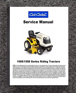 Lawn Tractor Service REPAIR Manual Fits CUB CADET LT 1042 1045 1046 1050 GT 1222 - Picture 1 of 12