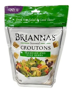 Croutons con sabor a parmesano y hierbas finas sazonadas Brianna's 5 oz - Imagen 1 de 1