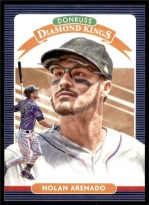 2020 Donruss Diamond Kings #29 Nolan Arenado Colorado Rockies 💥⚾💥 - Image 1 of 3