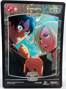 EREN ANNIE 2018 Panini MetaX Attack on Titan Holo AOT - Picture 1 of 3