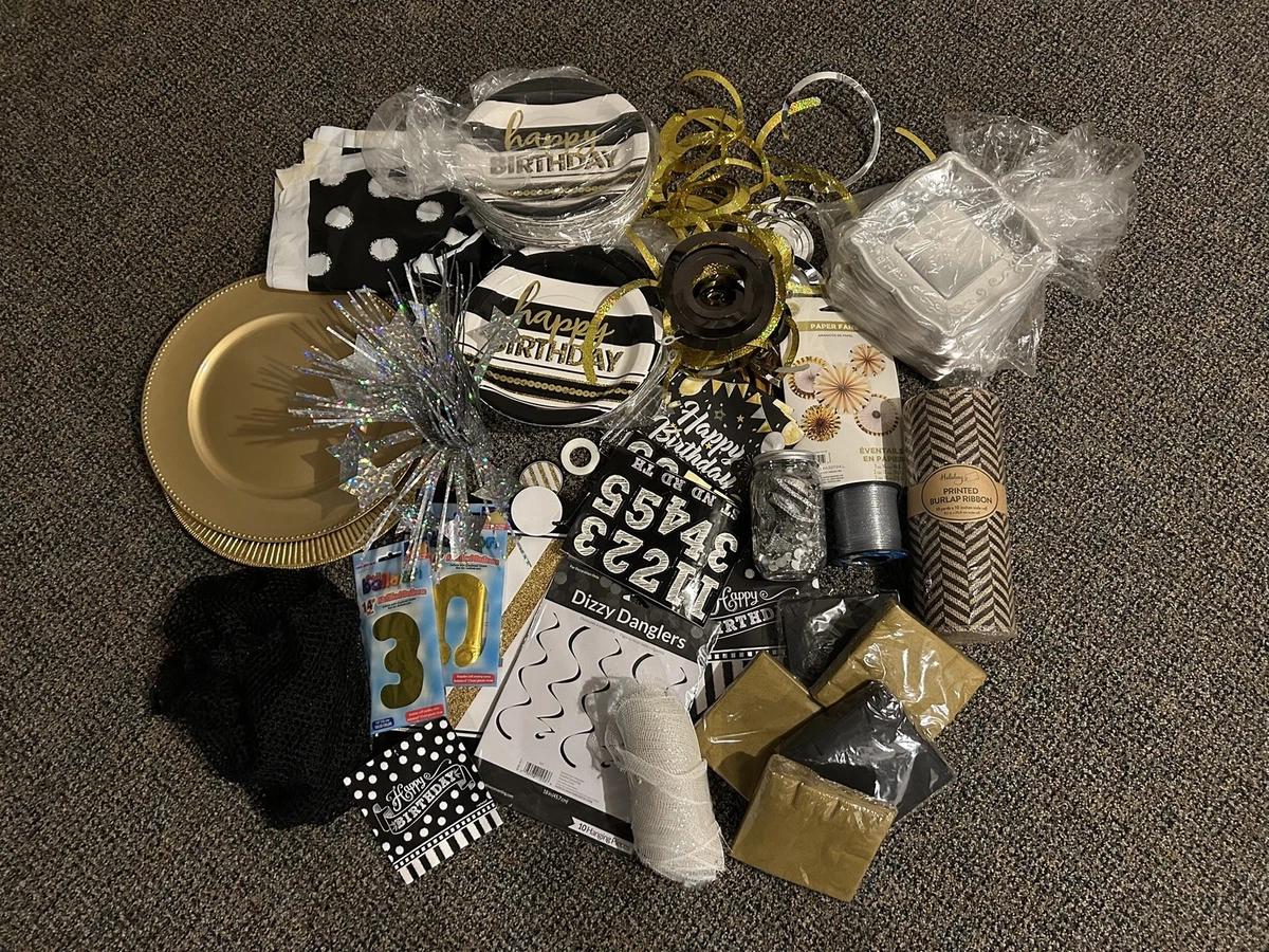 Decoracion 40 Cumpleaños Kit 9 Piezas Cumple Decoración Mesa 40 Cumpleaños  - 9 Piezas Panal 3D, Negro Y Dorado, Centro Mesa Festivo Decoración Mesa  Cumpleaños 40 Decoracion Fiesta 40 Cumpleaños, image size:1200x900