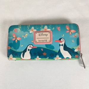 Loungefly Disney Mary Poppins Jolly Holiday Zip Around Geldbörse Karussell Pinguine - Bild 1 von 14