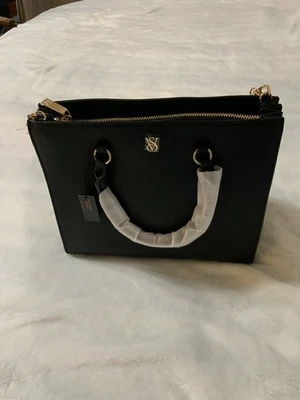 BOLSO BANDOLERA VICTORIA'S SECRET NEGRO NUEVO CON ETIQUETAS Foto 1 de 4