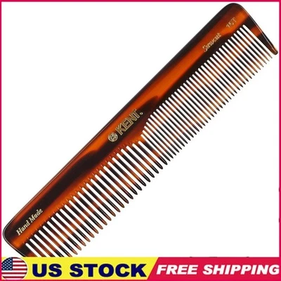 Peine grande doble diente fino ancho desenredante cabello liso rizado cuidado diario nuevo Foto 1 de 4