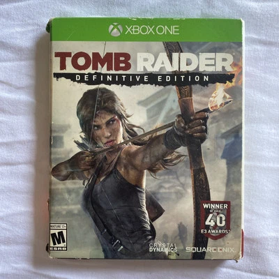 Libro de arte Tomb Raider edición definitiva embalaje juego Xbox One - Foto 1 de 4