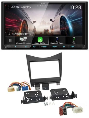Kenwood MP3 2DIN USB DAB Bluetooth Autoradio für Honda Accord 02-08 schwarz - Bild 1 von 4