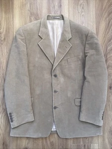 Yves Saint Laurent Pour Homme Vintage Retro Blazer Jacket Formal Brown R54 - Picture 1 of 24