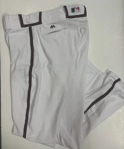 Game Used Atlanta Braves weiße Hose Majestic 36x37 - Bild 1 von 3
