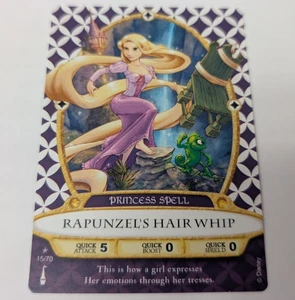 Disney Sorcerers of the Magic Kingdom SOTMK Rapunzel's Hair Whip 15/70 Rare Star - Picture 1 of 10