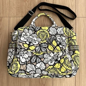 Vera Bradley Quilted Diaper Bag women hand bag purse handle From Japan - Picture 1 of 24