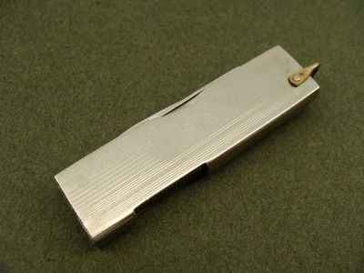 VINTAGE B&B ITALY SS GADGET POCKET SCISSORS KNIFE FOB MULTI BLADE KNIVES TOOLS - Image 1 of 4