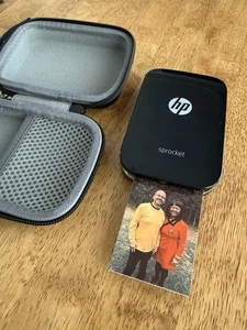 HP Sprocket Portable Mini Photo Printer w/ Case - WORKS - Picture 1 of 13