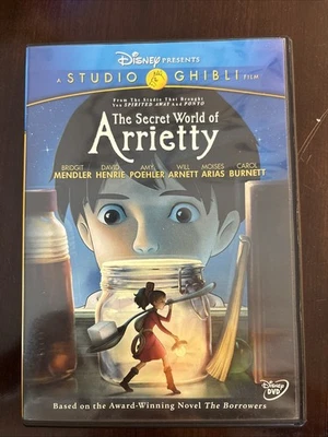 Studio Ghibli THE SECRET WORLD OF ARRIETTY (2012) English Dub | 2012 Disney DVD Foto 1 de 4
