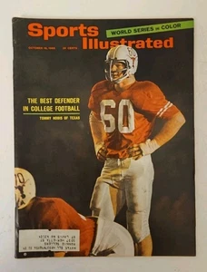 Sports Illustrated Texas Longhorns 1965 Tommy Nobis pelotas universitarias mejor defensor - Imagen 1 de 6
