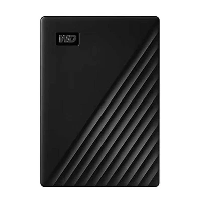 Western Digital WD Portable Hard Drive 5TB USB 3.0 Black with My Passport Encryp - Image 1 of 4