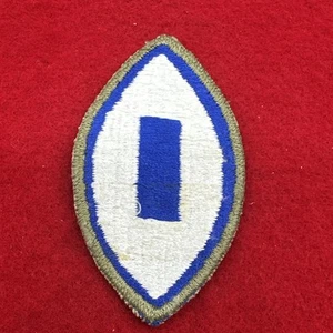WWII/2 US Army 1st Service Command patch with OD border. - Picture 1 of 2