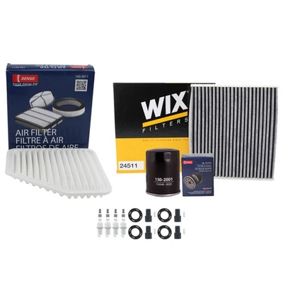 Kit de afinación Denso NGK 4 bujías y botas Kit para Corolla Matrix RAV4 Vibe L4 Foto 1 de 2