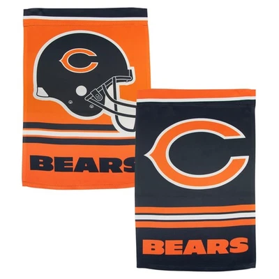 WINCRAFT NFL Chicago Bears Double Sided Garden Flag in Team Colors, 12 x 18-Inch