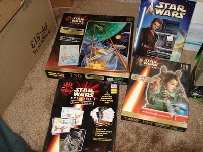 STAR WARS COLLECTABLE 1999 EPISODE 1 "2 PUZZLES, 1 ART SET, 1-30 FOIL VALENTINES - Image 1 of 4