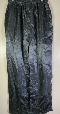 Pantalones de pijama Playboy para hombre grandes negros con logotipo de conejito salón satinado Foto 1 de 4