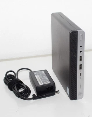 HP ProDesk 400 G3 Core i5-7400T 8GB DDR4 256Gb NVMe SSD WiFi 4K Win11P - Image 1 of 2