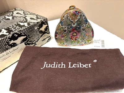 BOLSO DE NOCHE MINIATURA JUDITH LIEBER VINTAGE CRISTAL SWAROVSKI CHANTELINE Foto 1 de 4