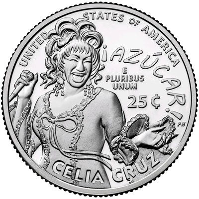2024 D Celia Cruz  American Women Quarter.  Uncirculated From US Mint roll. - Image 1 of 3