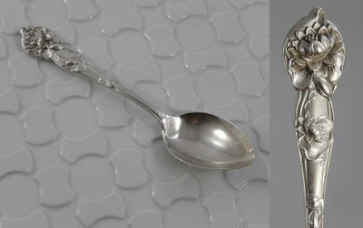 Watson Sterling Silver 1903 Floral Series No. 5 Pond Lily Demitasse Spoon SF480 - Image 1 of 2