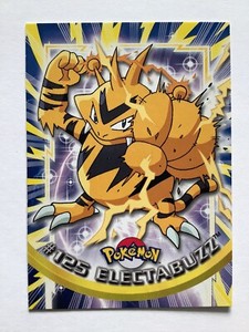Topps Pokemon #125 Electabuzz Series 3 Trading Card TV Animation 2000 NM/M