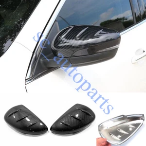 Side Mirror Cover Trim 2020-21 For Ford Escape Carbon Fiber Style With Signal h - Bild 1 von 5