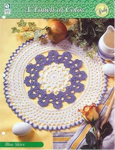 Blue Skies Crochet Doily Pattern / Touch of Color / HOWB Collector Series - Picture 1 of 1