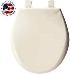 MAYFAIR 887SLOW 346 Affinity Round Toilet Seat Slow Close Removable Biscuit - Picture 1 of 5