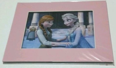 NUEVA OBRA DE ARTE 3D LÁSER CEL 5X7 FROZEN ELSA AND ANNA PARQUES DISNEY OBRA DE ARTE Foto 1 de 3