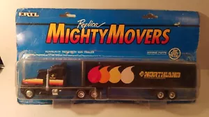 1991 ERTL Mighty Movers Kenworth T600A Tractor w/Northland Trailer - Picture 1 of 2